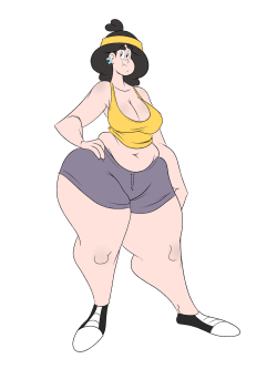 I updated my child&hellip;made her a little&hellip;slimmer ya know. And shrank the boobs a bit. I’m sorry.