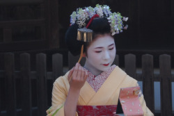 geisha-kai:  Maiko Koume in May 2014 (SOURCE)