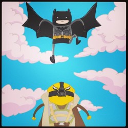 vengeanceofbane:  This is fantasmic ! :o #batman #bane #adventuretime