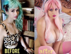 thisnameichoose:  Stephanie Michelle  – Complete Bimbo Transformation