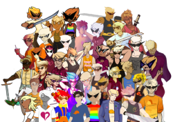homestuckartists:  here’s the dirk pile for the homestuck artists