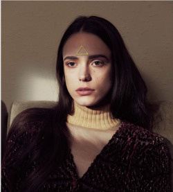driflloon:  stacy martin by sharif hamza for interview germany