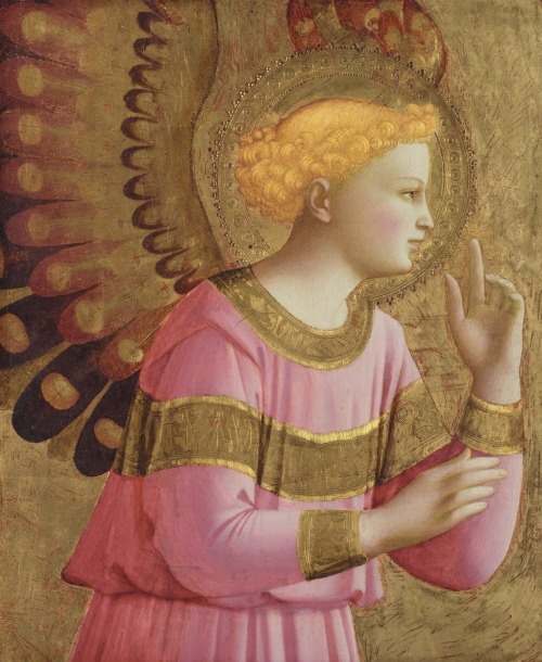 legendary-scholar:  Annunciatory Angel by Fra Angelico The Annunciation
