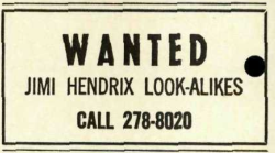 oldshowbiz:  1969 Variety classified ad