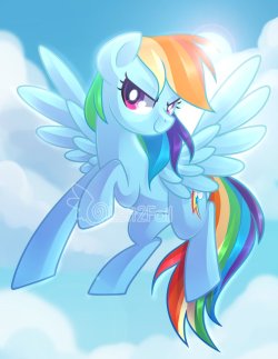 dysfunctionalequestria:Rainbow Dash by Left2Fail =3