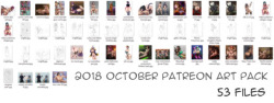 The October patreon art pack has 53 files. <3 FOR ONLY 1$Support