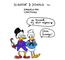 cirilee: scrooge and donald’s uncle/nephew relationship fascinates