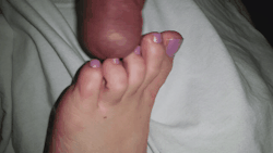 footnerd:  More fun with my wife’s toes. 