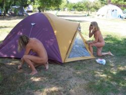 heartlandnaturists:  Nude camping is awesome. Arriving at your