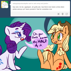 ask-rarity-and-pinkie:  I think the people you love the most