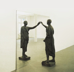 mentaltimetraveller: Michelangelo Pistoletto L'Etrusco (The Etruscan)