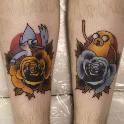 darylwatsontattoo:  On shins, both done today, thank you Andrew!