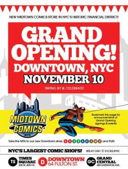 midtowncomics:  Four years ago we opened our 3rd store — Happy