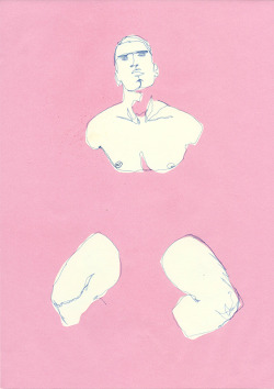 hombre-hombre:  Leo Rydell Jost - Colored Dudes #17, 2014 Mixed