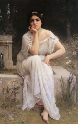 vvenus-anadyomene:  Charles-Amable Lenoir - Meditation (1899