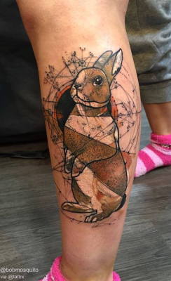 tattrx:  Bob Mosquito | Heidelberg Germany / Traveling Bunny