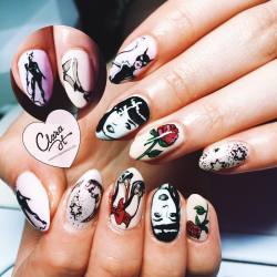 clarahnails: A Pinup girl’s nail fantasy come true complete