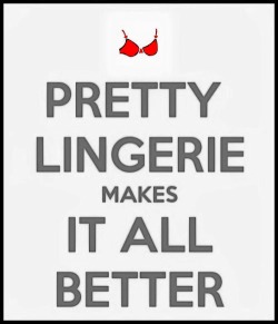 nicki718:  blackandwhitewithadashofred:  Lingerie  It does