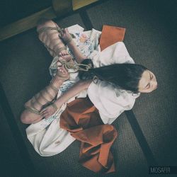 mosafir:Md: Diana #shibari #kinbaku #kink #rope #girls #erotica