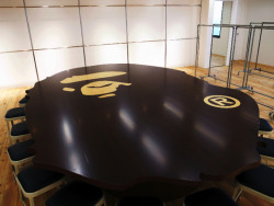 david-bolin:  Nigo’s conference room table.