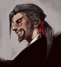 francisxie:  quick practice / butler hanzo (from that scrooge
