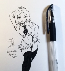 callmepo:More random tiny doodles - Bonnie Rockwaller as a sexy