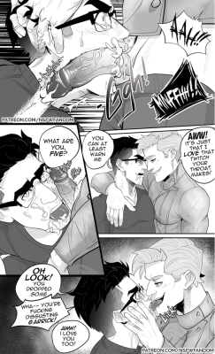 thensfwfandom:  February Comic featuring Harry Wells and ‘Jay