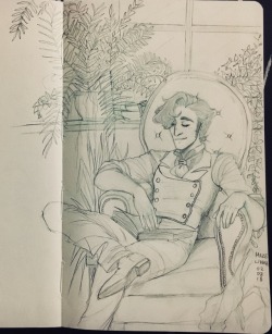 maze-linka: Chillin’ in the green room, he’s probably reading
