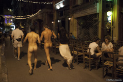 urbannudism: Naked in the center of Thessaloniki   photo by