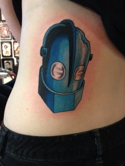 fuckyeahtattoos:  Iron Giant done by Dan Santoro at Smith St.