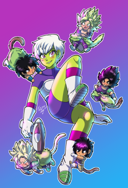 rougafuufuukens:  Cheelai   Broly (x5)At first it was just Cheelai,