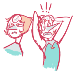 primalooze:  ill draw pearl w little spot eyebrows and nobody