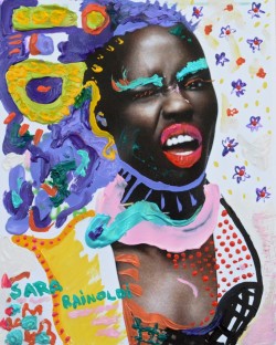 aetsogard:Grace Bol for i-D Magazine Summer 2013Cover art by