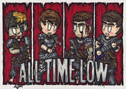 holztoons:  All Time Low zombie apocalypse! (theme credit to