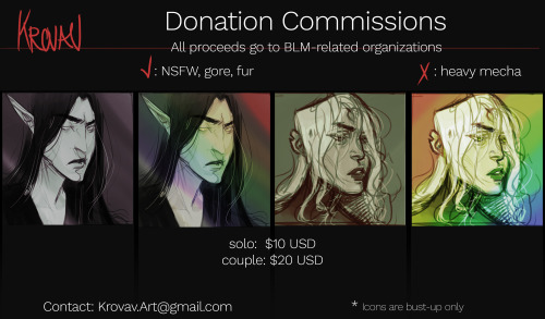   • Now Open: Pride Icon Donation Commissions for @BailProject• Please