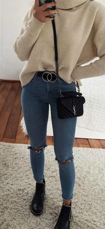 womensfashion-trends:CASUAL FALL / WINTER FASHION OUTFITS TO