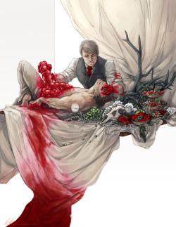 pyjamazombie:  My entry for the Hannibal ‘Banquet’ FanbookWhich