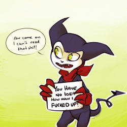 miss-feli:  Impmon stop that, Pokemon Shaming is cool and popular,