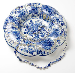 itscolossal:  Antique Ceramic Dinnerware Punctured into Pieces