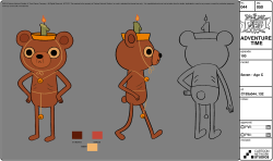 selected model sheets from Walnuts & Rainlead character &