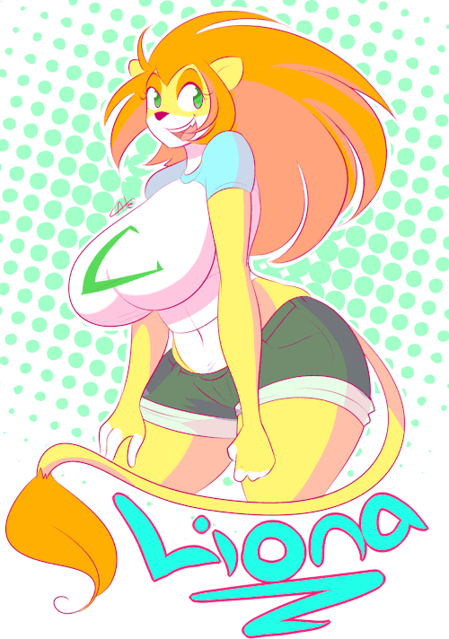 theycallhimcake:  Lion brought his rule 63 back from the grave, so I had to doodle a thing to celebrate. You guys should go follow him and harass him to draw her more. 
