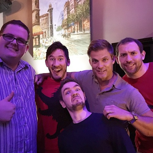 This… This was awesome. The whole gang got to meet @caspervandien and it was SO COOL!!