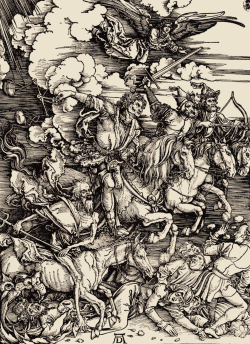 ex0skeletal:  Albrecht Dürer, The Four Horsemen of the Apocalypse