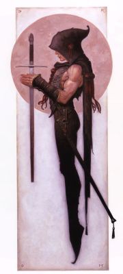 artsytoad:  Gerald Brom, Shade of Red, Shade of Blue www.artsytoad.tumblr.com