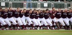 randyjockster:  Texas Aggies  All-in a row…