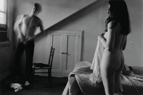   Man Undressing by Duane Michals, 1990  
