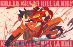 grimphantom:  nargyle:  I did a Kill la Kill illustration of