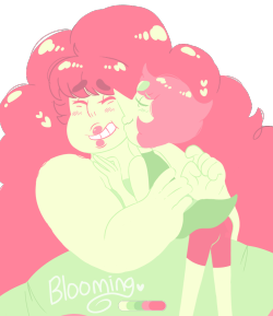 gemgrumps:  pearlrose in “blooming” for @biqueuerious ! 