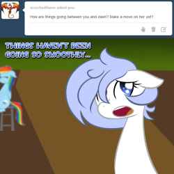 ask-frigiddrift:  What’s this? A drunk pony without any sign