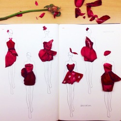 wetheurban:  FASHION: Insane Floral Fashion Illustrations by